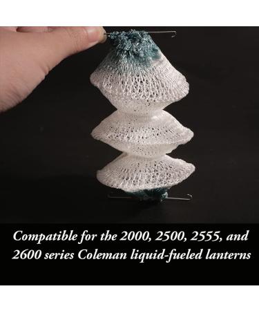 QuQuyi Propane Lanterns Mantles Bulk Accordion Shape #95  Dual Head Lantern Propane Lamp Mantle for Outdoor Camping Hiking Kerosene Light Natural #95 shape 5pcs - Buy Online on GoSupps.com