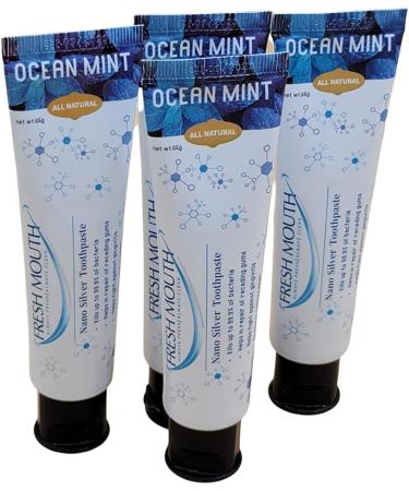 Nano Silver Toothpaste Ocean Mint 65g - Fresh Mouth - Buy Online on GoSupps.com