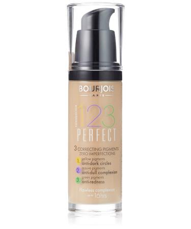 Bourjois Fond de Teint 123 Perfect Foundation for Women  52 Vanille  1 Ounce - Buy Online on GoSupps.com