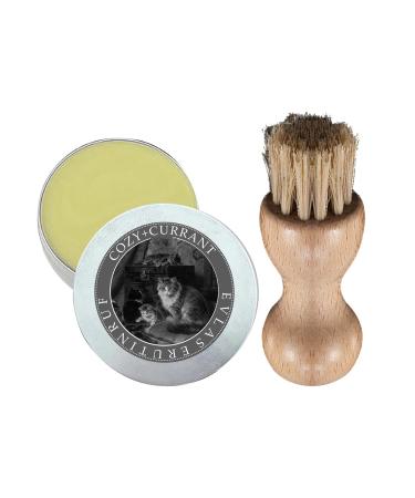 Leather Salve With Brush - Furniture Salve For Leather | wise owwl Furniture Salve & Brush Bundle Multifunctional Leather Restorer & Furniture Balm For Foggy Headlights 250g ointment + brush