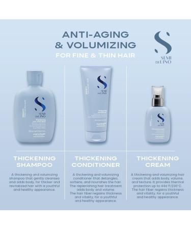Alfaparf Milano Semi di Lino Density Hair Cream - Thermal Protection Volume & Vitality Boost - 4.23 Fl Oz - Buy Online on GoSupps.com