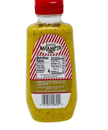Ba Tampte Mustard 12 oz - Pack of 2 | Authentic Deli-Style Condiment - Buy Online on GoSupps.com