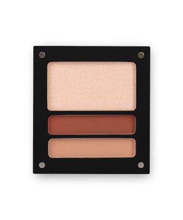 Jolly Dim by Inglot Eyes & Glow Opalescent Set - 1 highlighter & 2 eye shadows matte. Makeup palette for face and eyes