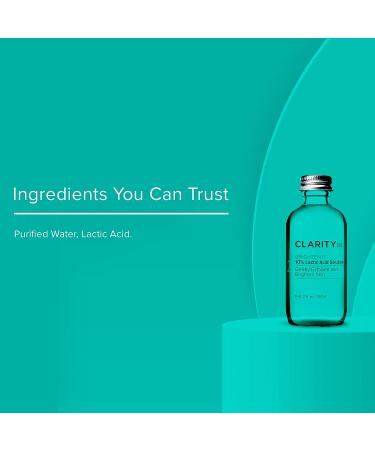 ClarityRx Brighten It 10% Lactic Acid Solution - Natural Exfoliating Treatment for Dark Spots & Uneven Skin (2 fl oz) - Buy Online on GoSupps.com