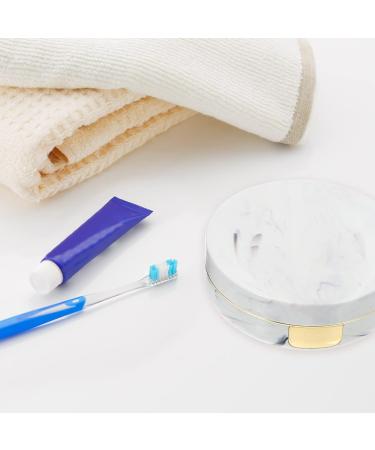 Heallily Double Box Glasses Case - 2 Sets Contact Lens Organizer with Mirror & Storage for Travel - Buy Online on GoSupps.com