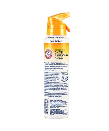 Buy Arm & Hammer Odor Defense Shoe Refresher Spray - Fresh Scent 4 oz | International Shipping Available - Buy Online on GoSupps.com
