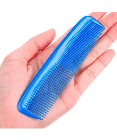 DAZISEN 4 Pieces Hair Combs - Plastic Pocket Combs for Men and Women - Hair Dressing and Styling Combs - Fine and Cutting Combs - Yellow, Rose Red, Green, Blue - Buy Online on GoSupps.com