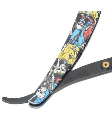 Stainless Steel Manual Beard Trimmer Razor - Precision Wet Shaving Tool for Men | Barber-Quality Black Razor (Blade Not Included) - Buy Online on GoSupps.com