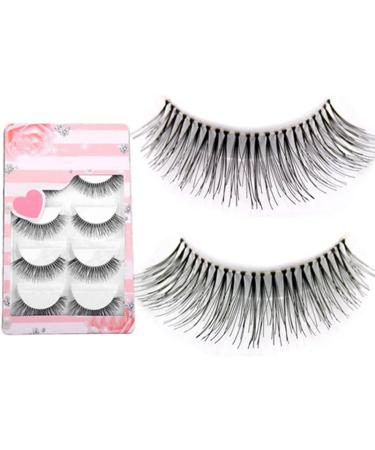 Bluelans 5 Pairs Long Fake Eye Lash False Eyelashes Extension Makeup - Buy Online on GoSupps.com