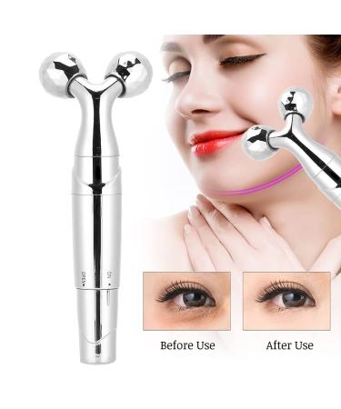 Buy Silver Electrical Facial Scooter Massager - Anti-Fold Slimming Tool for Skin Care - Buy Online on GoSupps.com