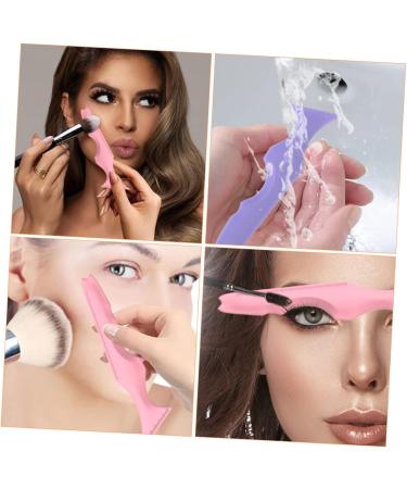 Ipetboom 2pcs Silicone Beauty Ruler Eyeshadow Silicone Makeup Applicator Eyeliner Wearing Aid Beauty Tools - Buy Online on GoSupps.com
