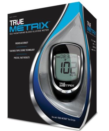 OWell TrueMetrix Blood Glucose Testing Kit. Includes: Meter  10 Test Strips  10 Lancets  Adjustable Lancing Device  Control Solution  Owners Log Book & Manual