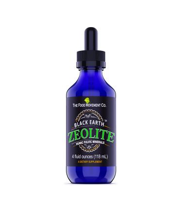 The Food Movement Black Earth Zeolite with Humic Fulvic Acids Trace Minerals for Gut Health Immune Support 4oz Value Size Liquid Drops Supplement 4 Fl Oz Pack of 1 - Buy Online on GoSupps.com