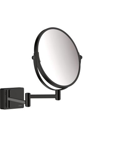 hansgrohe AddStoris Shaving mirror matt black 41791670 without LED light Matt Black