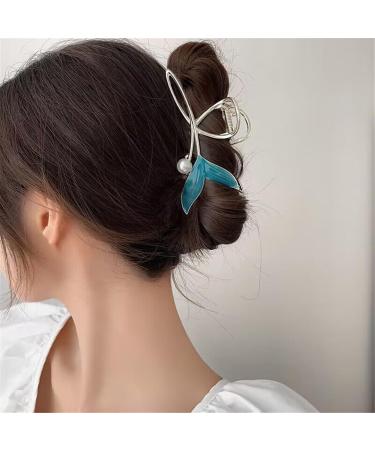 Hair Pins For Women Fish Tail Hair Claw Clip Exquisite Crystal Pearl Hair Clip Hairgrip Barrette For Women's Hair Accessories Jewelry (Color : S 2) - Buy Online on GoSupps.com