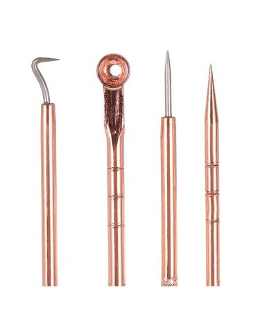 Acne Needles Set - 4Pcs Stainless Steel Blackhead & Blemish Removal Tools | Effective Pimple Solutions - Buy Online on GoSupps.com