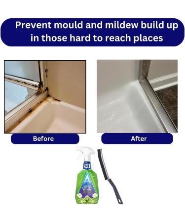 Astonish Mould and Mildew Cleaning Spray 750ml with Crevice Gap Brush. Hard Bristle Cleaning Brush for narrow corners of Home Kitchen and Bathrooms - Buy Online on GoSupps.com