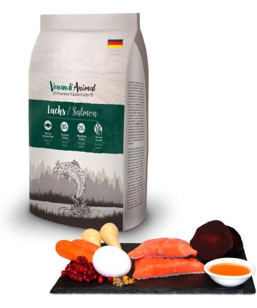 Premium Grain-Free Salmon Cat Food - Venandi Animal - 1.5kg Dry Food with Fresh Fish - 1 Pack - Buy Online on GoSupps.com