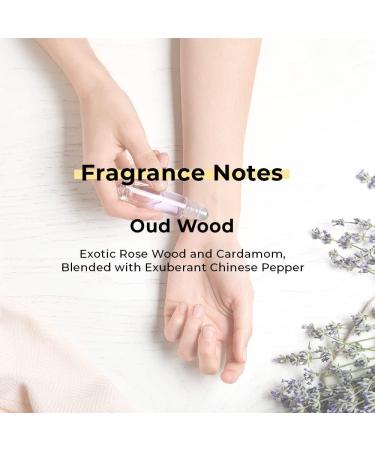 Well's Oil Roll-On Perfume Oil (Inspired by Oud Wood Notes) | Soft & Woody | Long-Lasting | Paraben-Free | 0.33 Fl Oz / 10 ml 26. Oud Wood - Buy Online on GoSupps.com