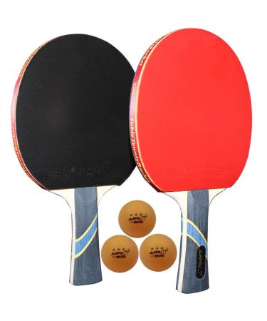 MAPOL 2 Pack of 4 Star Professional Ping Pong Paddle Advanced Training Table Tennis Racket with Carry Case - Buy Online on GoSupps.com