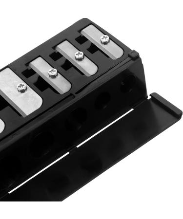 Lot de 2 Taille-crayons de Maquillage 5 Trous Taille-crayon Manuel pour Sourcils Eyeliner et L vres Pointe Longue Noir Outil Portable pour Retouches Pr cises et - Buy Online on GoSupps.com