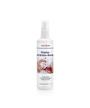 Hanseatic Pro glasses cleaner 1 x 125 ml I glasses care I Cleaning spray I Fast and strip-free cleaning of glasses and display surfaces I ideal for on the go (1 x 125 ml) 125 ml (1 Pack)
