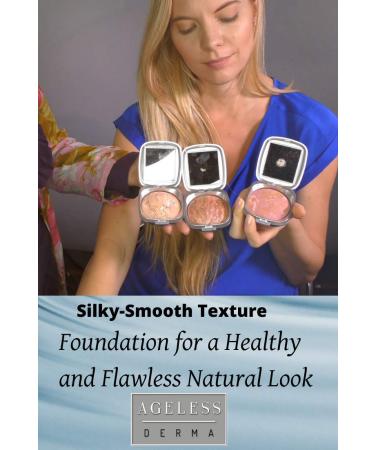 Ageless Derma Mineral Baked Foundation | Vegan, Paraben, Gluten, Cruelty-Free Powder Makeup (Dover Beige) - Buy Online on GoSupps.com