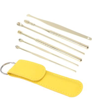 Healifty Stainless Steel Ear Wax Removal Tool Set - 4 Pcs Golden Spiral Ear Cleaner & Ear Picks - 11.5X2.7X1cm - Buy Online on GoSupps.com
