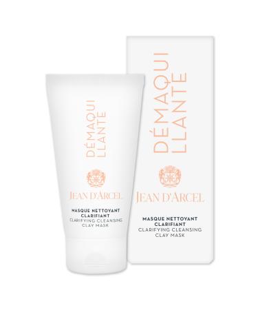 Jean D'Arcel JEAN DARCEL D maQUILLANTE Masque Nettoyant Clarifiant Cleansing mask with toner effect against redness with white tea and Uniclay Clarifying Cleansing Clay Mask 50 ml