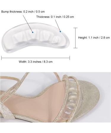 Ball of Foot Cushions for High Heels - Non-Slip Metatarsal Pads for Pain Relief - Comfortable Forefoot Cushions (3 Pairs - Buy Online on GoSupps.com