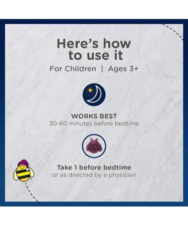 Zarbee's Kids Melatonin Gummy 1mg Childrens Sleep Aid Supplement Drug-Free & Effective Sleep Supplement for Children Ages 3 and Up Non-Habit Forming Natural Watermelon Flavor 60 Gummies - Buy Online on GoSupps.com