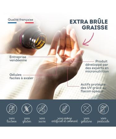 Vitavea Extra Fat Burner 15 Active 4-in-1 - Weight Loss Hunger Cutter Flat Stomach Powerful Fat Burner - Green Tea Guarana Konjac L Carnitine Chrome - 180 Capsules - Made in France - Buy Online on GoSupps.com