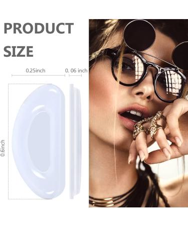 24 Pairs Eyeglass Nose Pads for Glasses Soft Silicone Glasses Nose Pad with Adhesive Anti Slip Nose Pads for Eyeglasses Plastic Frames Sunglasses Glasses 15 X 6 X 1.5 mm Transparent 24 Pairs Transparent - Buy Online on GoSupps.com