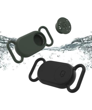 for Samsung Galaxy SmartTag2 Case Dog Tracker Cover Silicone Protective Case Smart Tag For Pets For Galaxy 2 dark green For smarttag2 - Buy Online on GoSupps.com