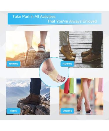Bunion Corrector & Toe Straightener Pad - Soft Silicone Gel for Pinky Toe Relief | Tailor's Bunion Splint with Anti-Slip Design - Little Toe Separator for Overlapping Toes (Medium) - Buy Online on GoSupps.com