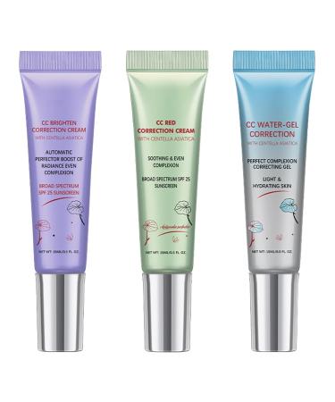 C Correction Cream Moisturizing Full Coverage Makeup Color Corrector Balances Skin Tone Invisible Pores Moisturizing Balances Skin Tone Purple - Buy Online on GoSupps.com
