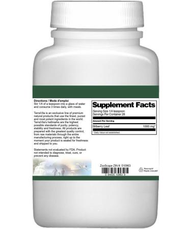 Bilberry Leaf Powder (1 oz ZIN: 510963) - 3 Pack - Buy Online on GoSupps.com