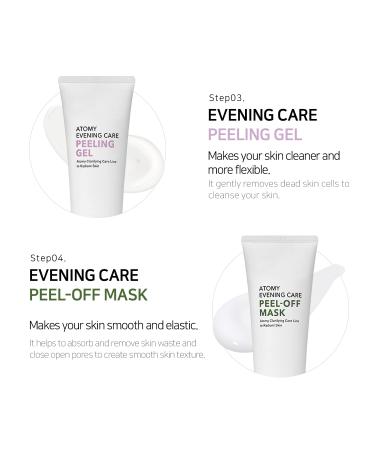 ATOMY Evening Care 4 Set: Deep Cleanser Foam Cleanser Peeling Gel & Peel-Off Mask - International Shipping Available - Buy Online on GoSupps.com