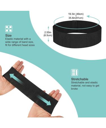 PENCLE Disposable Black Spa Facial Headbands - 102 PCS Individual Packages | Adjustable Elastic Non-Woven Fabric for Women, Girls - Ideal for Skin Care, Makeup, Salon Use - Buy Online on GoSupps.com