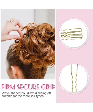 TsMADDTs U-Shaped Hair Pins - 100 Golden 2.75 Large Pins for Thick Hair & Bun - Ideal for Women & Girls - Buy Online on GoSupps.com
