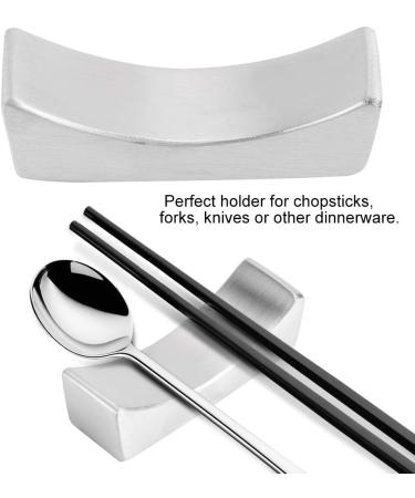 Stainless Steel Chopsticks Rest Reusable Chopstick Holder for Holding SpooForks Kitchenware - Buy Online on GoSupps.com
