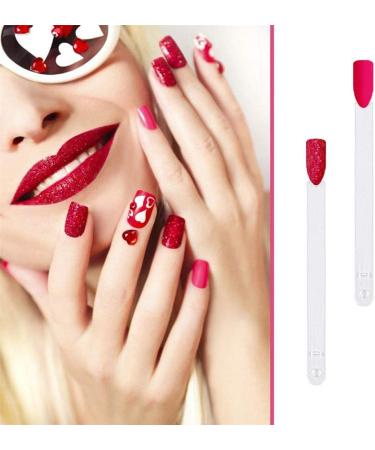 150pcs Transparent Nail Swatches Sticks - Fan-shaped Nail Polish Display Board for Nail Art Practice - Buy Online on GoSupps.com