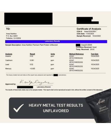 Anea Plant Protein - Unflavored | 20g Vegan Protein | Low Carb 1g | Complete Amino Acids | Dairy-Free Gluten-Free Cholesterol-Free | Neutral Flavor for Smoothies & Recipes | Made in GMP Facility - Buy Online on GoSupps.com