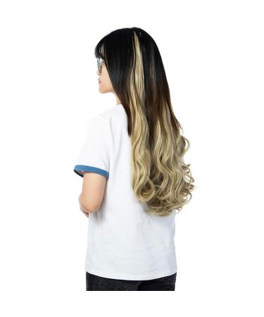 Dodoing Clip-In Hair Extensions - 4 Pieces 11 Clips Curled & Thick Ash Blonde Mix - 61 cm Double Brawl for Women | Shop Now! - Buy Online on GoSupps.com