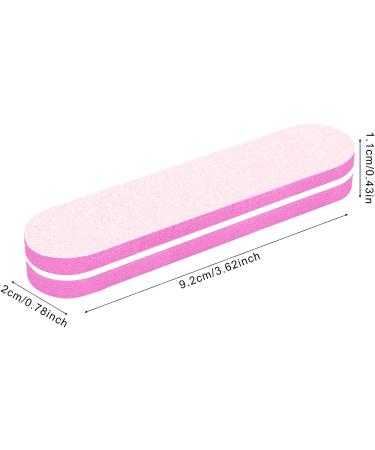 ANRUI Mini Nail File and Buffer Set - 20 PCS Professional 100/180 Grit Double Sided Nail Files, Washable Nail Buffer Block for Gel and Acrylic Nails - Pink | Ideal for Home and Salon Use - Buy Online on GoSupps.com