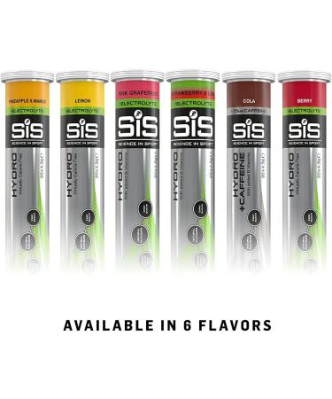SIS Hydro Electrolyte Tablets - Pineapple Mango Flavor - 20 Count - Low Sugar Sports Drink Tablets for Running & Cycling - Buy Online on GoSupps.com