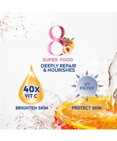 NIVEA Extra Bright Radiant & Smooth Body Lotion 380ml - 8 Super Foods & 40X Vitamin C with UV Filter for Glowing Skin - Buy Online on GoSupps.com