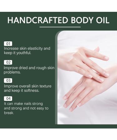 FLLUOUZH Vanilla Rose Body Oil Handcrafted Premium Grade Oil for Skin and Hair Natural Body Moisturizing Oil Body Oil After Shower Nourishing Skin Nails and Hair LongLast 2pcs - Buy Online on GoSupps.com