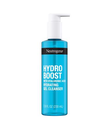 Neutrogena Hydro Boost Lightweight Hydrating Facial Gel Cleanser, Gentle Face Wash & Makeup Remover with Hyaluronic Acid, Hypoallergenic & Paraben-Free, 7.8 fl. oz 7.8 Fl Oz