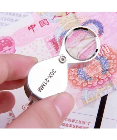 Magnifying Hot Mini 30X Glass Magnifying Magnifier Jeweler Eye Jewelry Loupe Loop 30 * 21mm Triplet Jewelers Eye Glass Good Times - Buy Online on GoSupps.com